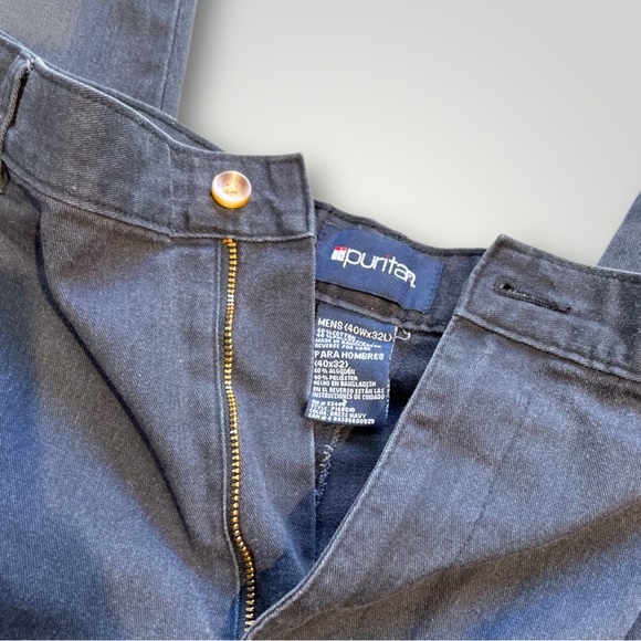 Puritan Khaki Navy Blue Pants  40x30” - Picture 7 of 15